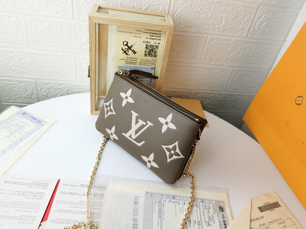 ルイヴィトンバッグ素材ディテール